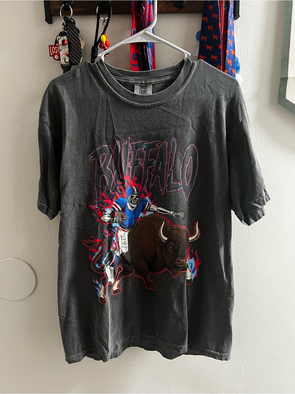 Buffalo Bills Graphic Men’s Tee - Charcoal